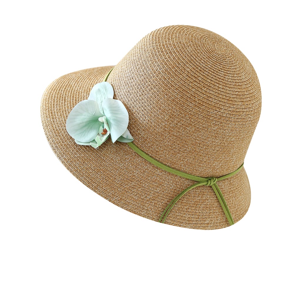 80526 No.绿Ribbon Butterfly 兰 - Women Casual Hat | Fashion Outdoor Cap | Daily Wear Sun Protection - Image 5