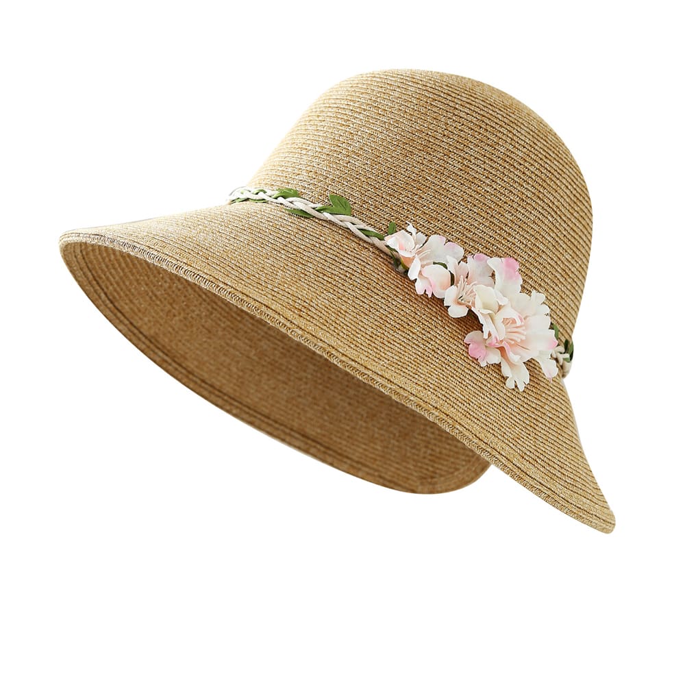 8-95 No.Vine 粉 Flower - Women Casual Hat | Fashion Outdoor Cap | Daily Wear Sun Protection - Image 3