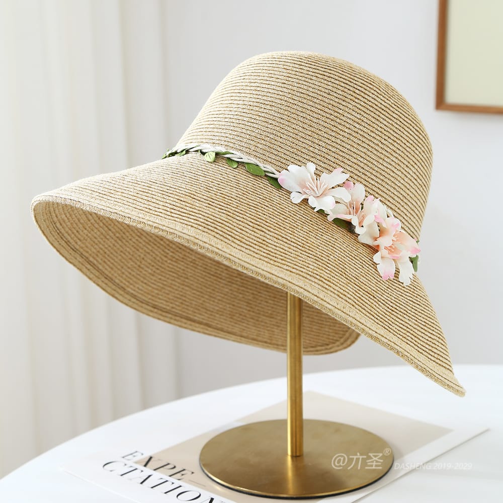 8-95 No.Vine 粉 Flower - Women Casual Hat | Fashion Outdoor Cap | Daily Wear Sun Protection - Image 6
