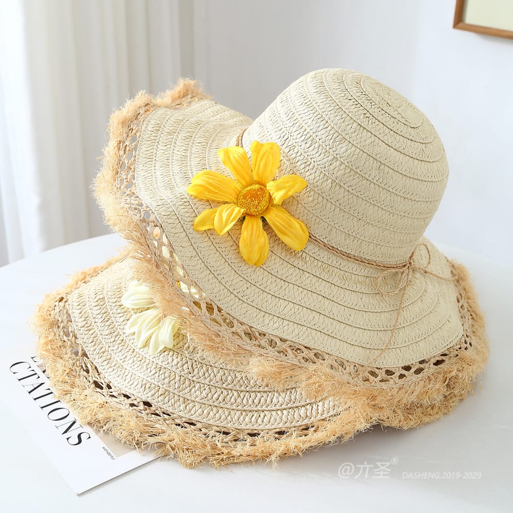 25003 No.Large Yellow Flower - Women Casual Hat | Fashion Outdoor Cap | Daily Wear Sun Protection - Image 6