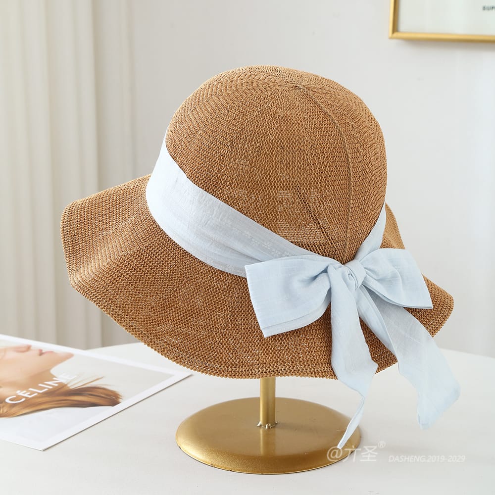 6012 No.丝带 - Women Casual Hat | Fashion Outdoor Cap | Daily Wear Sun Protection - Image 9