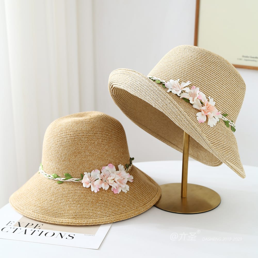 8-95 No.Vine 粉 Flower - Women Casual Hat | Fashion Outdoor Cap | Daily Wear Sun Protection - Image 10