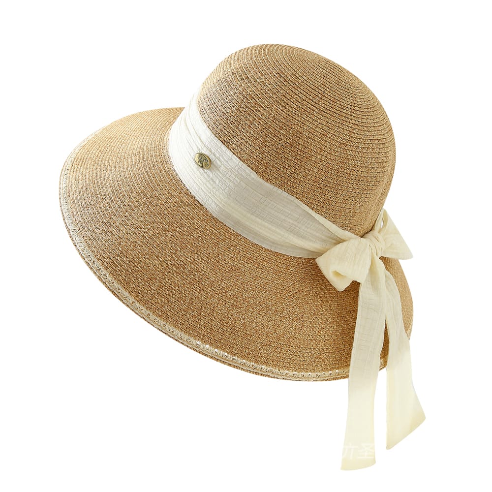 23008 No.Metal Logo Ribbon - Women Casual Hat | Fashion Outdoor Cap | Daily Wear Sun Protection - Image 6