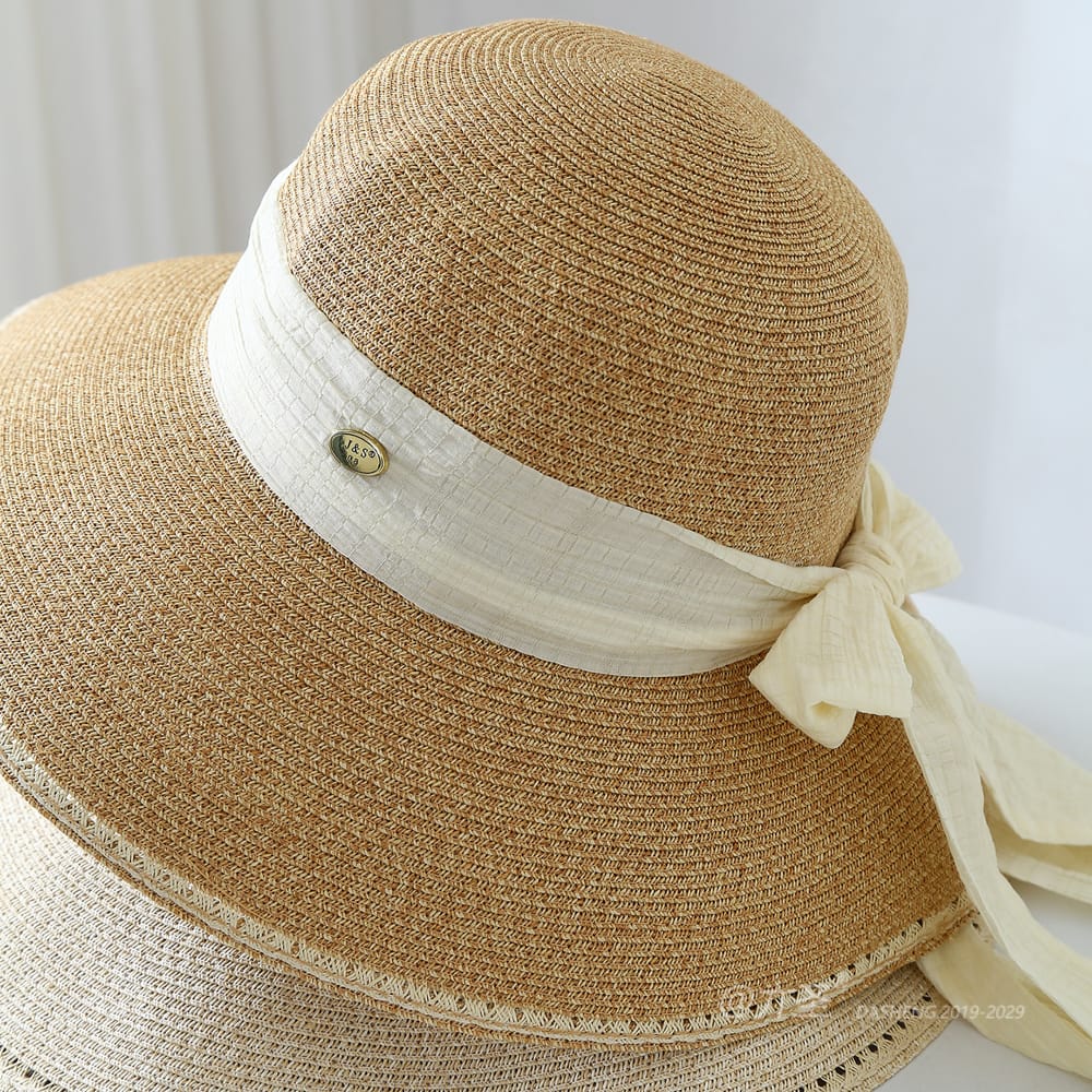 23008 No.Metal Logo Ribbon - Women Casual Hat | Fashion Outdoor Cap | Daily Wear Sun Protection - Image 9