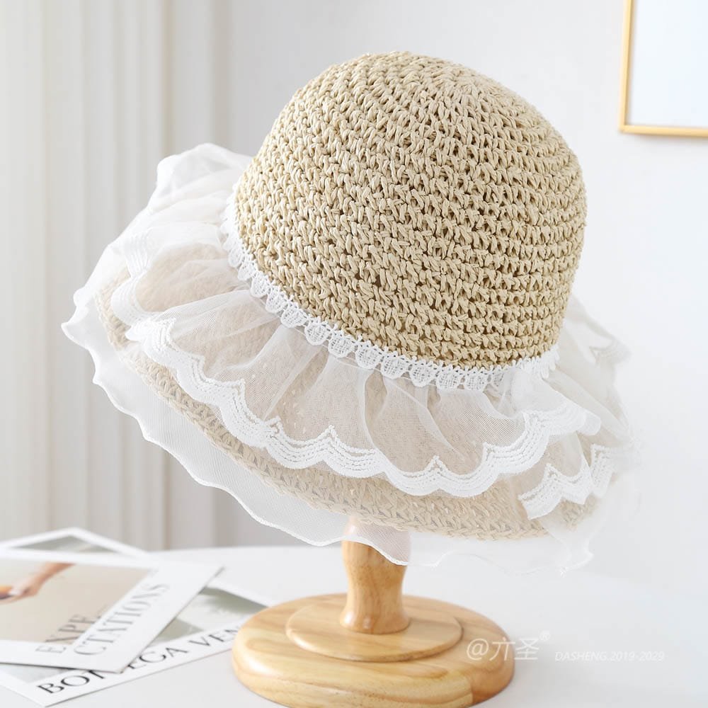 A16-7004 No.纱裙子 - Women Casual Hat | Fashion Outdoor Cap | Daily Wear Sun Protection - Image 4
