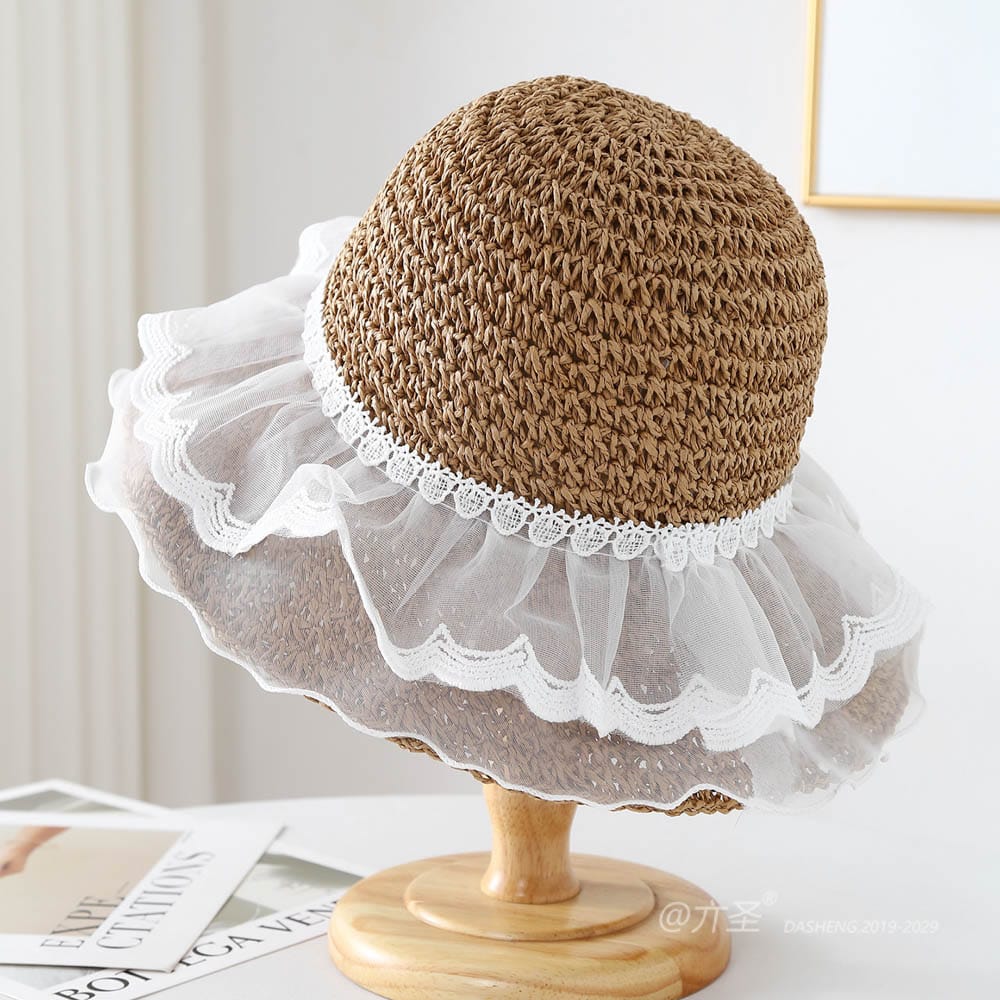 A16-7004 No.纱裙子 - Women Casual Hat | Fashion Outdoor Cap | Daily Wear Sun Protection - Image 5