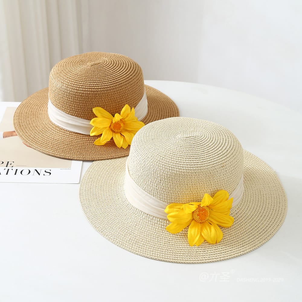 1710 No.Ribbon Yellow Flower - Women Casual Hat | Fashion Outdoor Cap | Daily Wear Sun Protection - Image 6