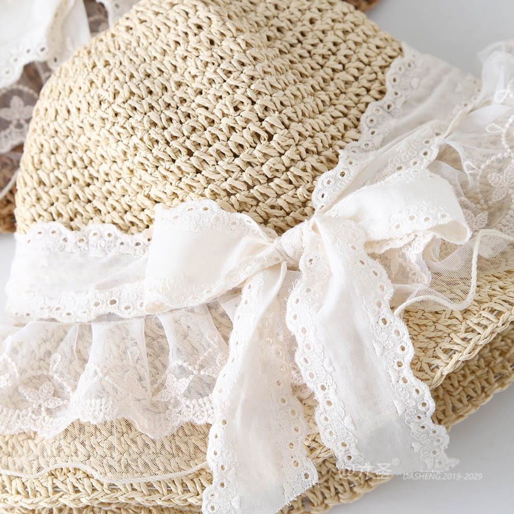 A16-7004 No.纱裙子Bow - Women Casual Hat | Fashion Outdoor Cap | Daily Wear Sun Protection - Image 7