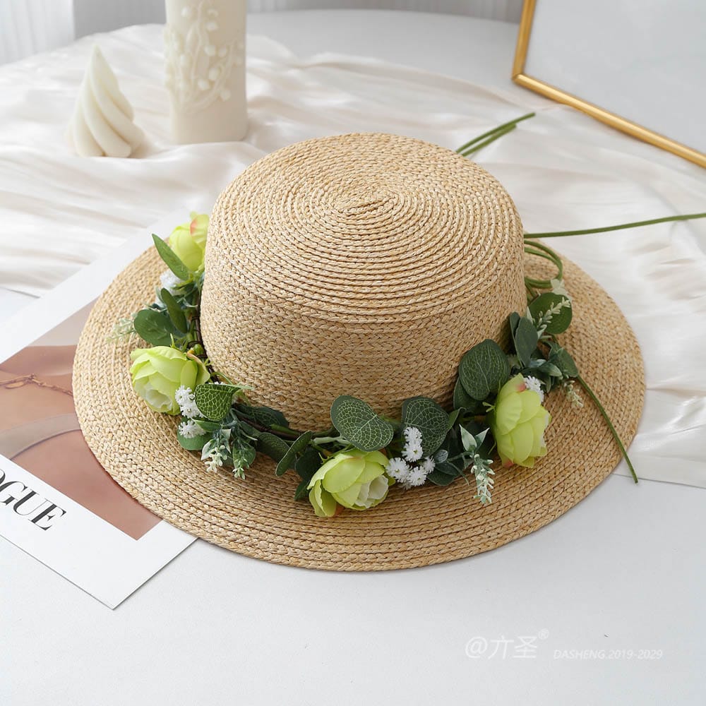 A16-80461 No. Flower 环 - Women Casual Hat | Fashion Outdoor Cap | Daily Wear Sun Protection - Image 5