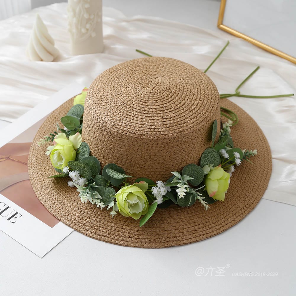 A16-80461 No. Flower 环 - Women Casual Hat | Fashion Outdoor Cap | Daily Wear Sun Protection - Image 6