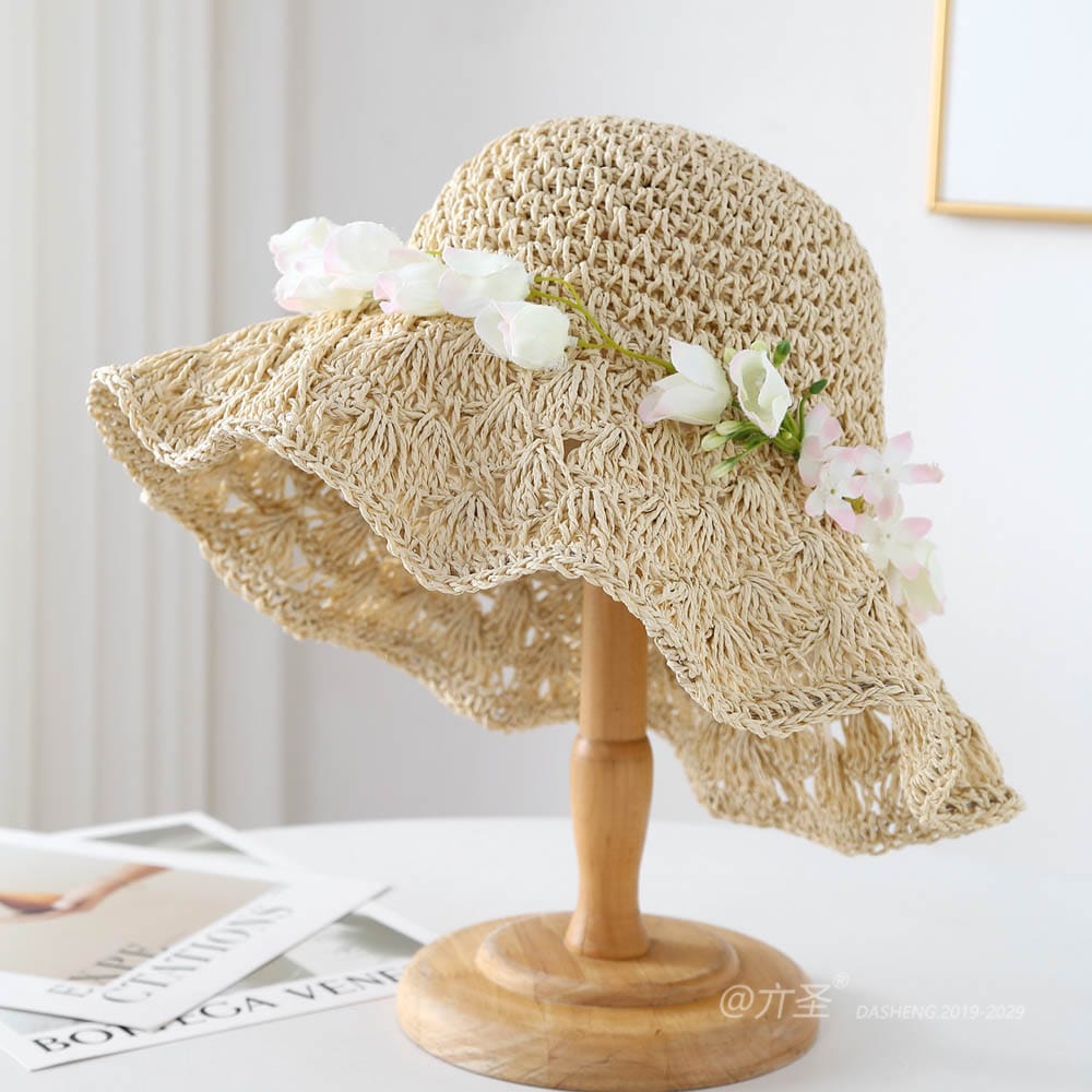 A16-7028 No.铃兰 Flower - Women Casual Hat | Fashion Outdoor Cap | Daily Wear Sun Protection - Image 5