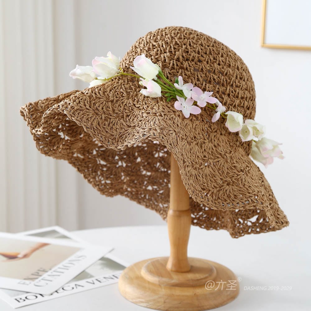 A16-7028 No.铃兰 Flower - Women Casual Hat | Fashion Outdoor Cap | Daily Wear Sun Protection - Image 6