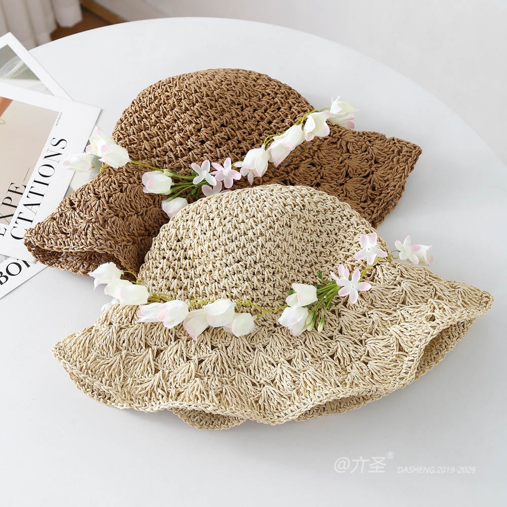 A16-7028 No.铃兰 Flower - Women Casual Hat | Fashion Outdoor Cap | Daily Wear Sun Protection - Image 7