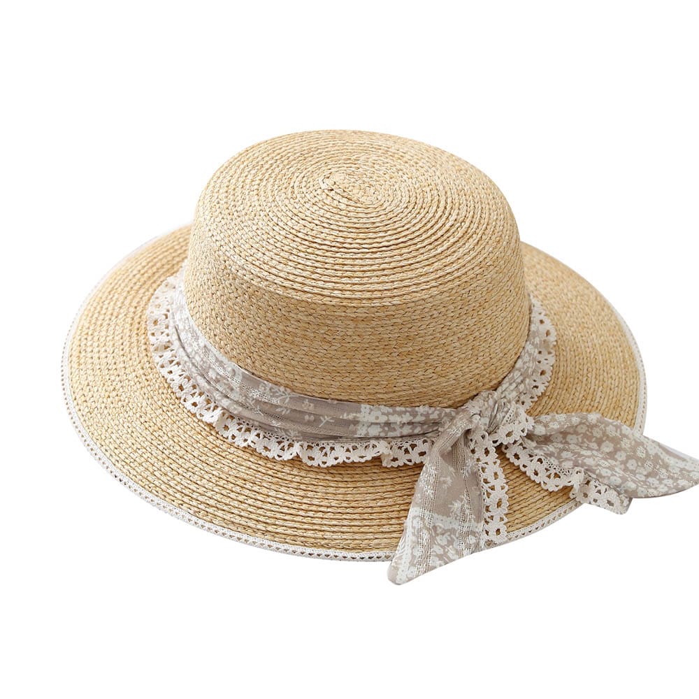 A16-80461 No.Lace Trim Ribbon - Women Casual Hat | Fashion Outdoor Cap | Daily Wear Sun Protection - Image 6