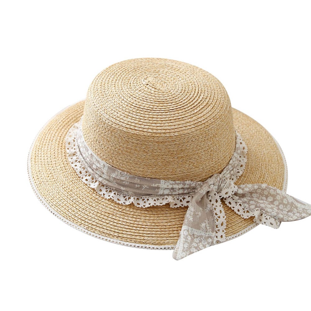 A16-80461 No.Lace Trim Ribbon - Women Casual Hat | Fashion Outdoor Cap | Daily Wear Sun Protection - Image 5