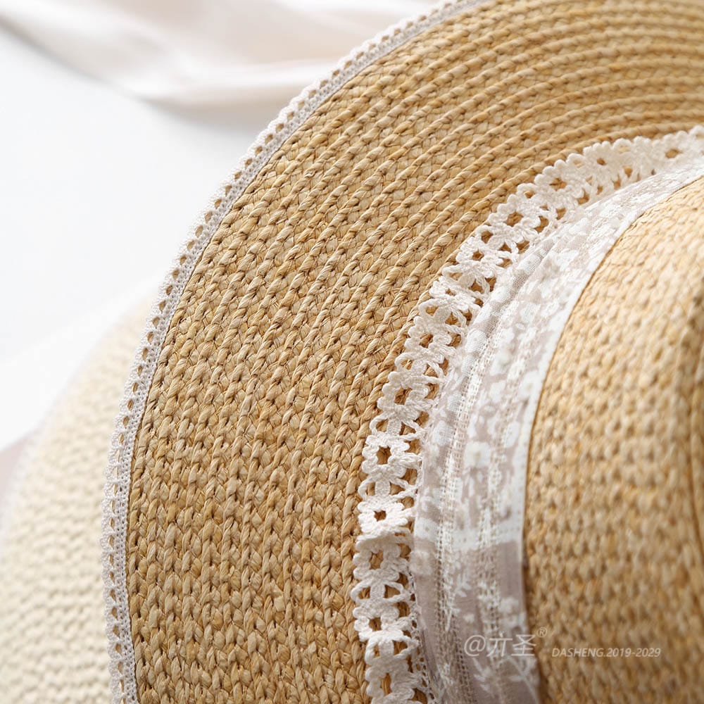 A16-80461 No.Lace Trim Ribbon - Women Casual Hat | Fashion Outdoor Cap | Daily Wear Sun Protection - Image 11