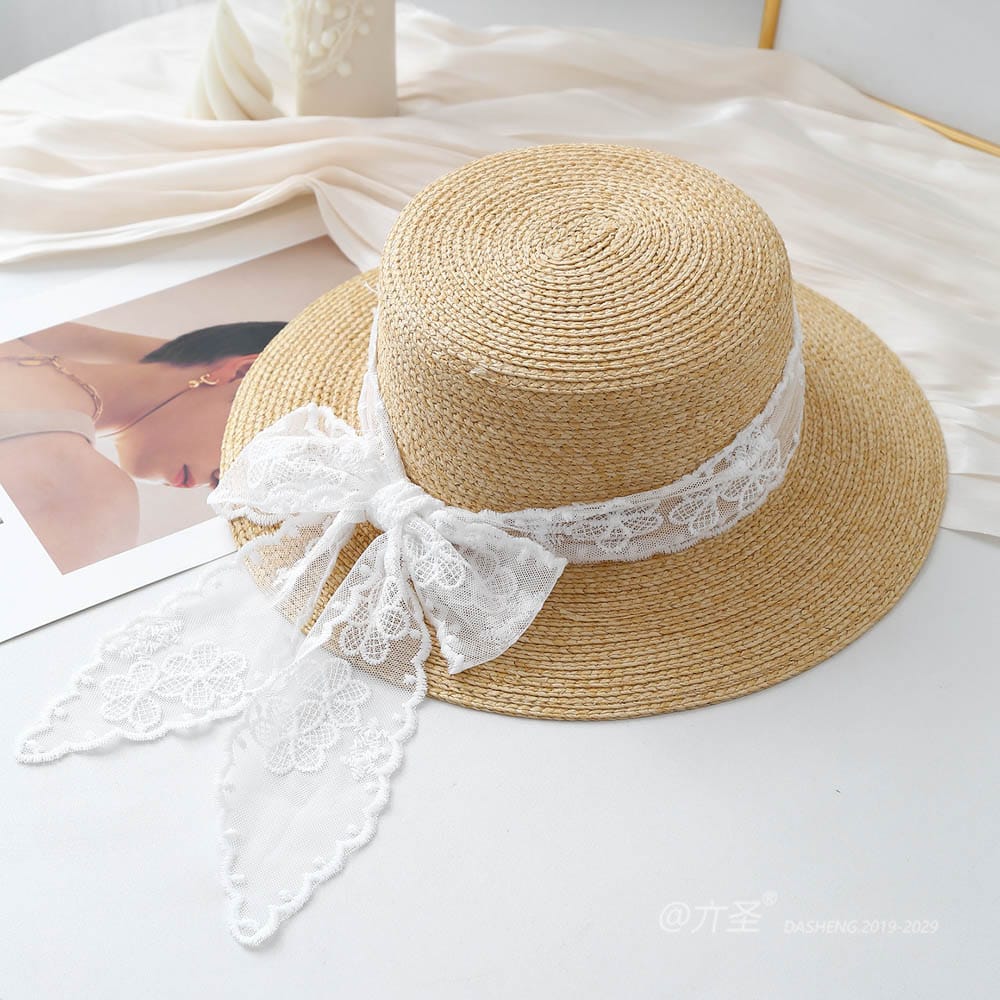 A16-80461 No.Lace Ribbon - Women Casual Hat | Fashion Outdoor Cap | Daily Wear Sun Protection - Image 5