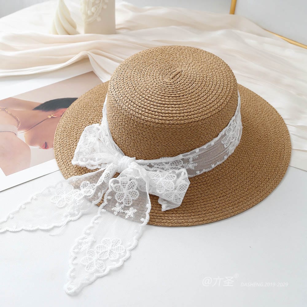A16-80461 No.Lace Ribbon - Women Casual Hat | Fashion Outdoor Cap | Daily Wear Sun Protection - Image 6