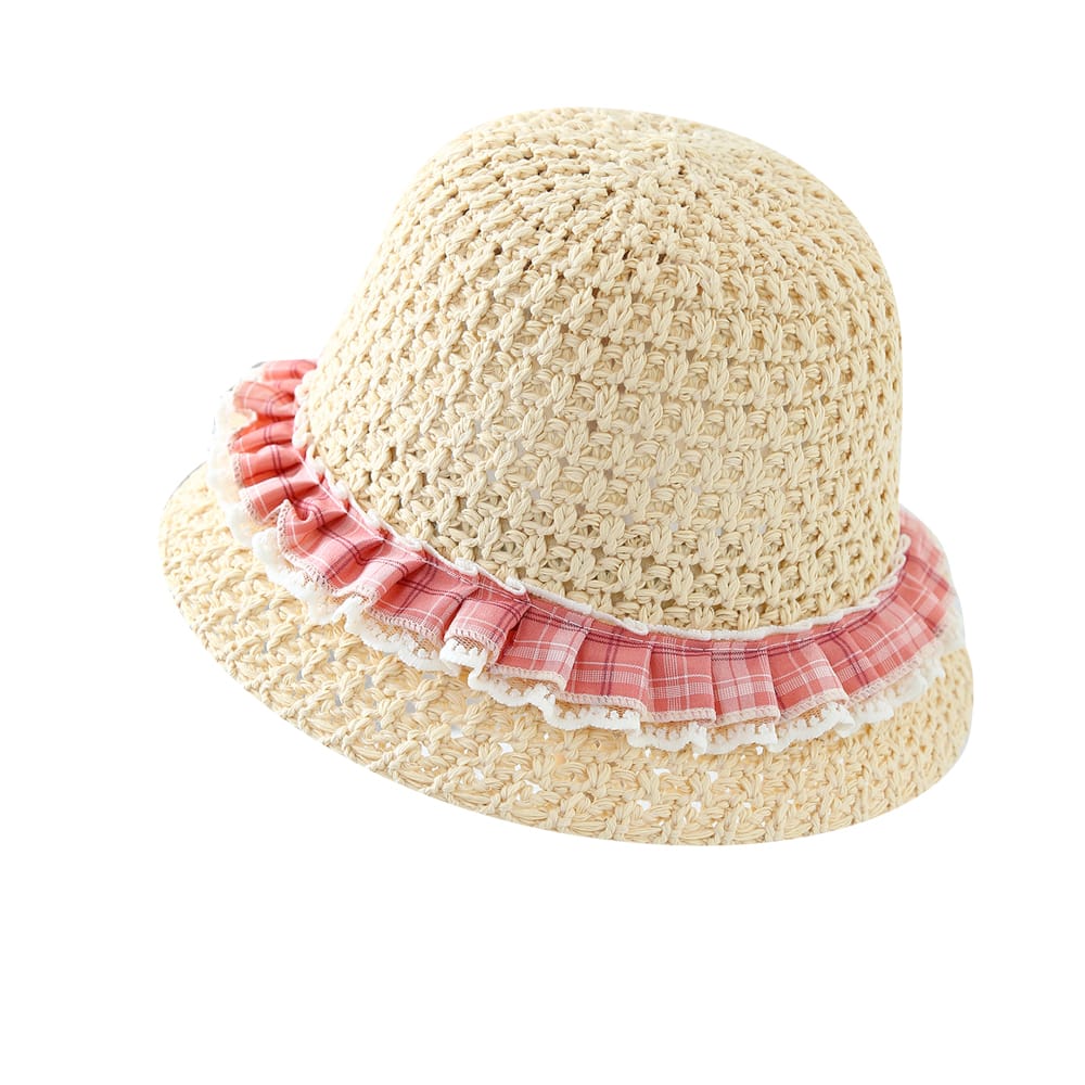 1268 No.Plaid Lace Trim - Women Casual Hat | Fashion Outdoor Cap | Daily Wear Sun Protection - Image 6