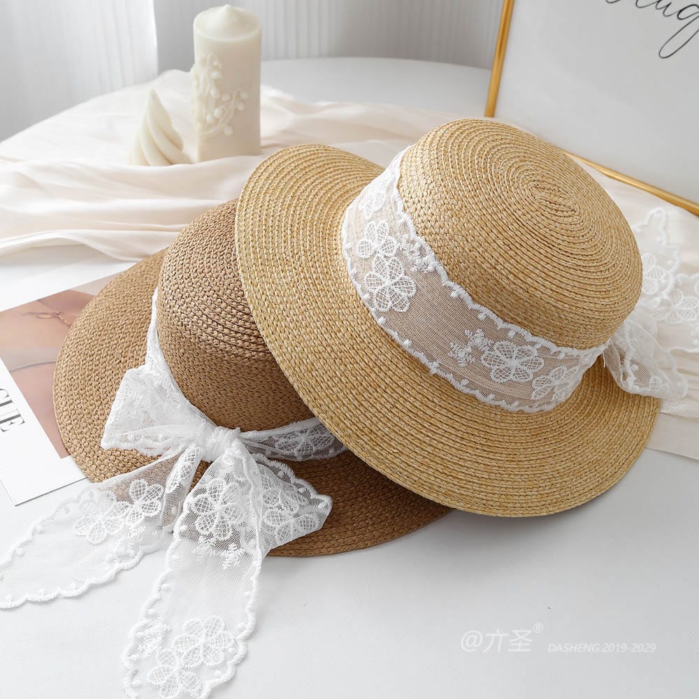 A16-80461 No.Lace Ribbon - Women Casual Hat | Fashion Outdoor Cap | Daily Wear Sun Protection - Image 8