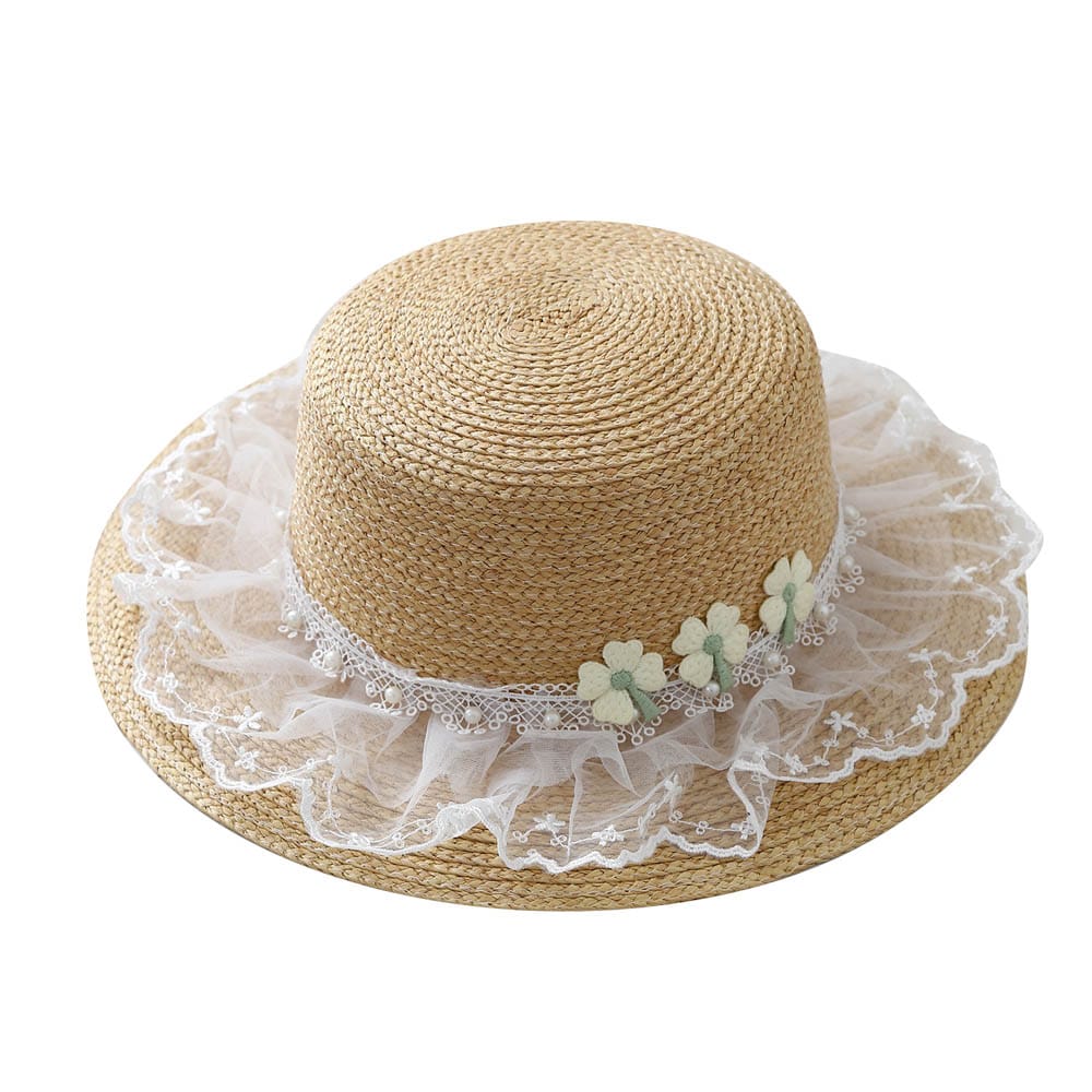 A16-80461 No.Small Flower 纱裙子 - Women Casual Hat | Fashion Outdoor Cap | Daily Wear Sun Protection - Image 4