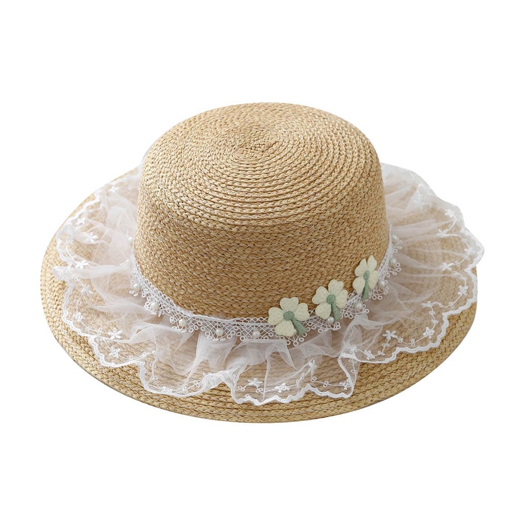 A16-80461 No.Small Flower 纱裙子 - Women Casual Hat | Fashion Outdoor Cap | Daily Wear Sun Protection - Image 3