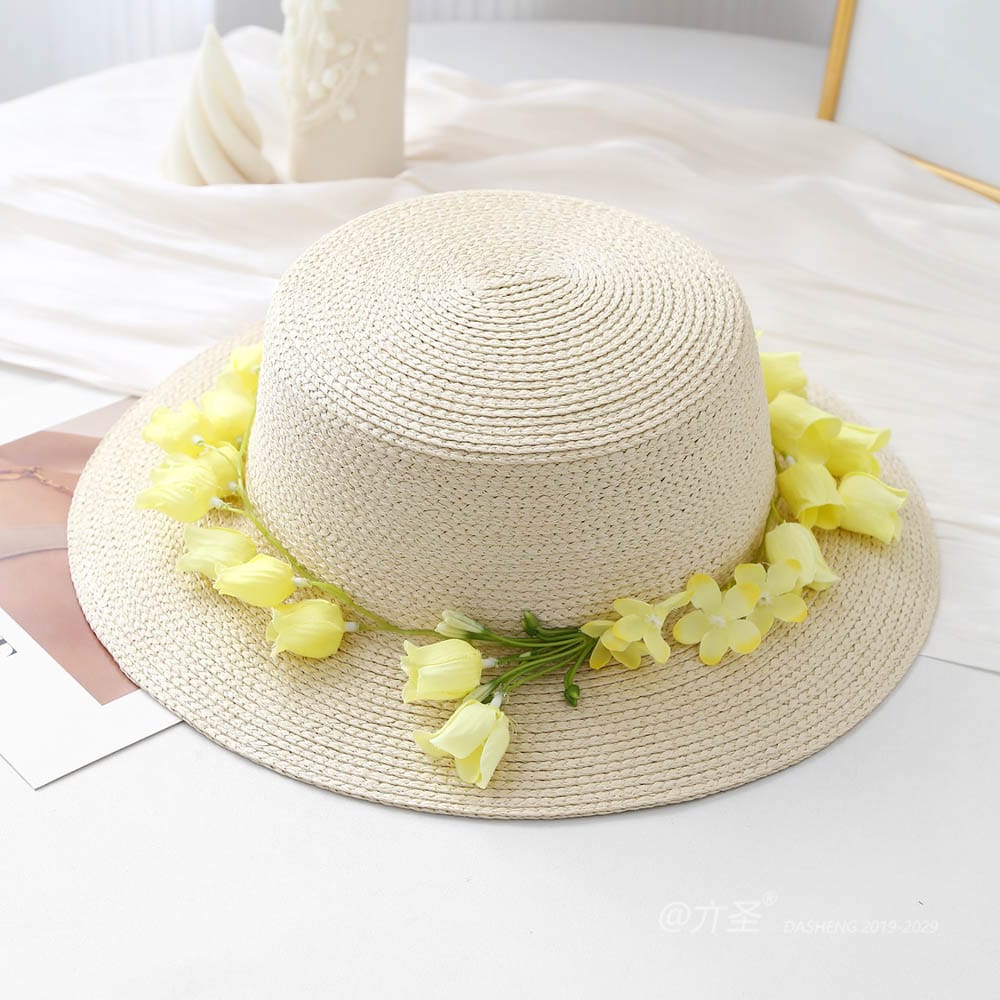 A16-80461 No. Flower 环 - Women Casual Hat | Fashion Outdoor Cap | Daily Wear Sun Protection - Image 6