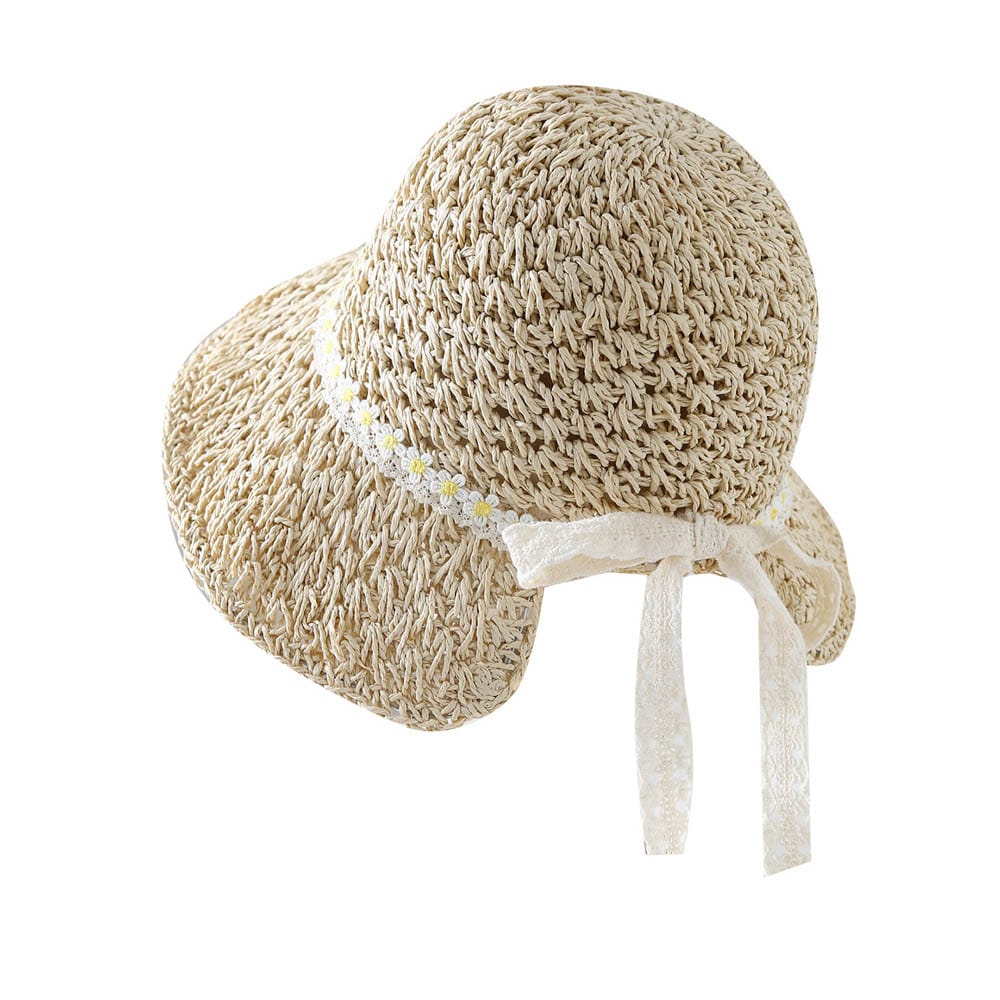 A16-7003 No.Small Yellow Flower Ribbon - Women Casual Hat | Fashion Outdoor Cap | Daily Wear Sun Protection - Image 3