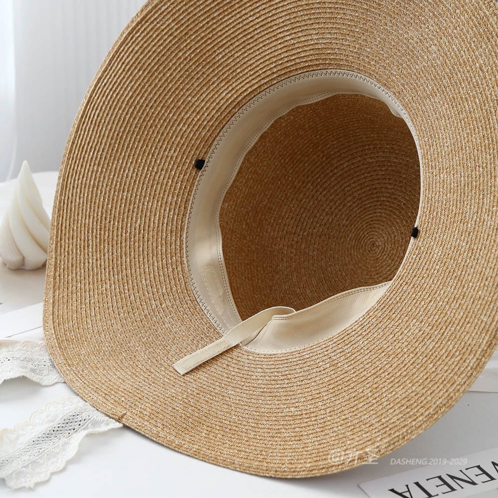 A16-80559 No.Wide Lace Trim Denim Ribbon - Women Casual Hat | Fashion Outdoor Cap | Daily Wear Sun Protection - Image 9