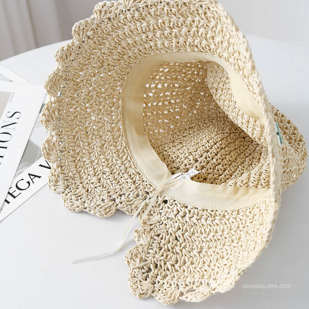 A16-7001 No.Korean Velvet Bow Small Flower - Women Casual Hat | Fashion Outdoor Cap | Daily Wear Sun Protection - Image 9