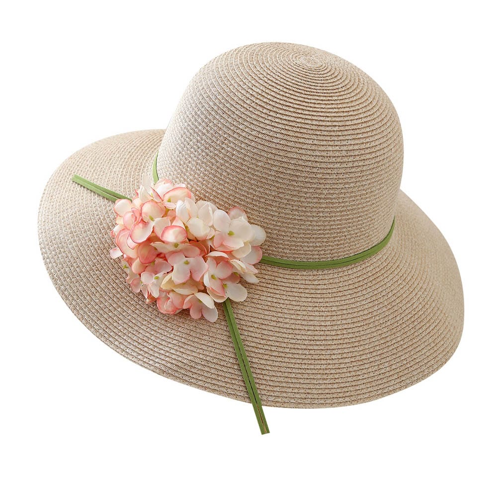 A16-80559 No.Ribbon Large Flower - Women Casual Hat | Fashion Outdoor Cap | Daily Wear Sun Protection - Image 4