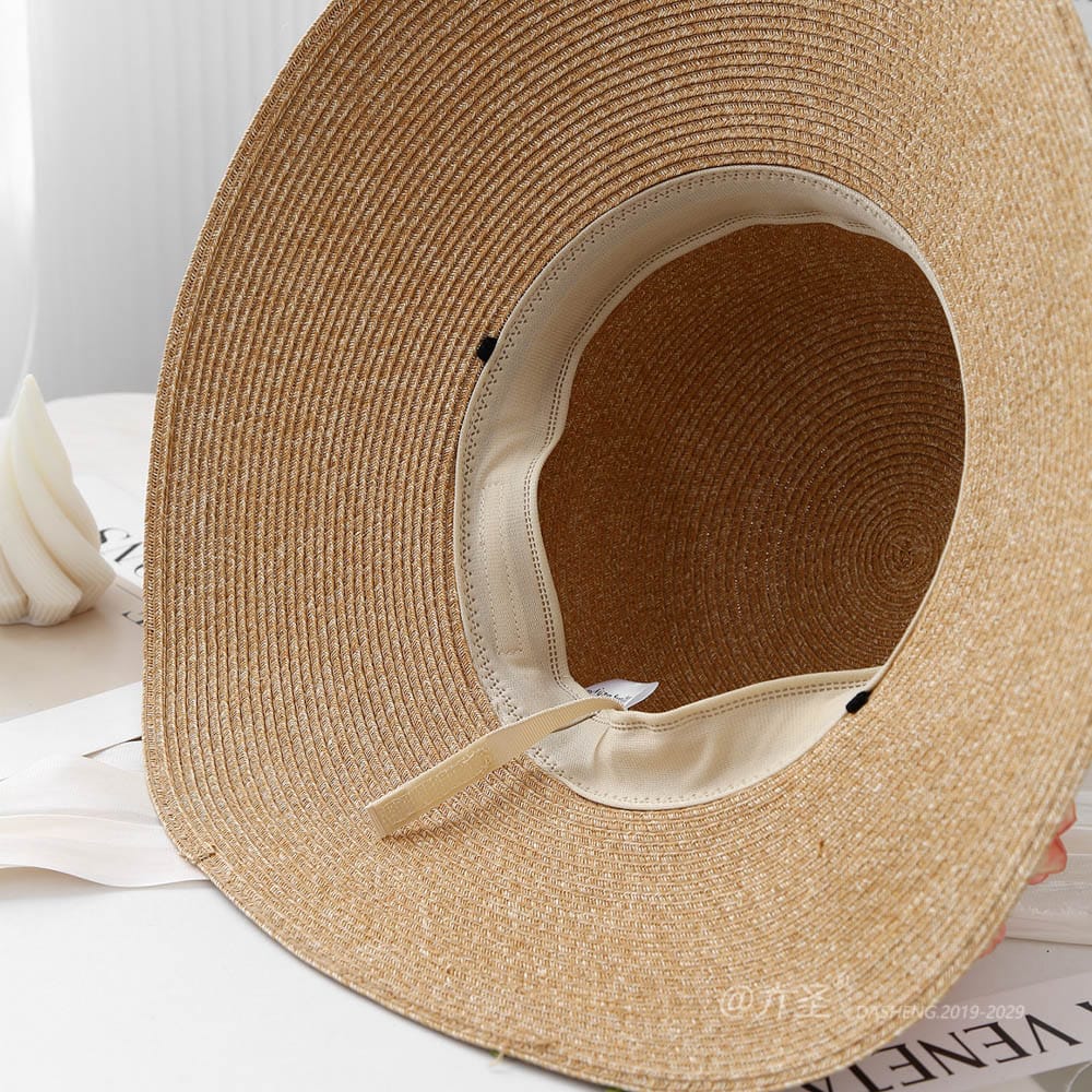 A16-80559 No.Ribbon Large Flower - Women Casual Hat | Fashion Outdoor Cap | Daily Wear Sun Protection - Image 11