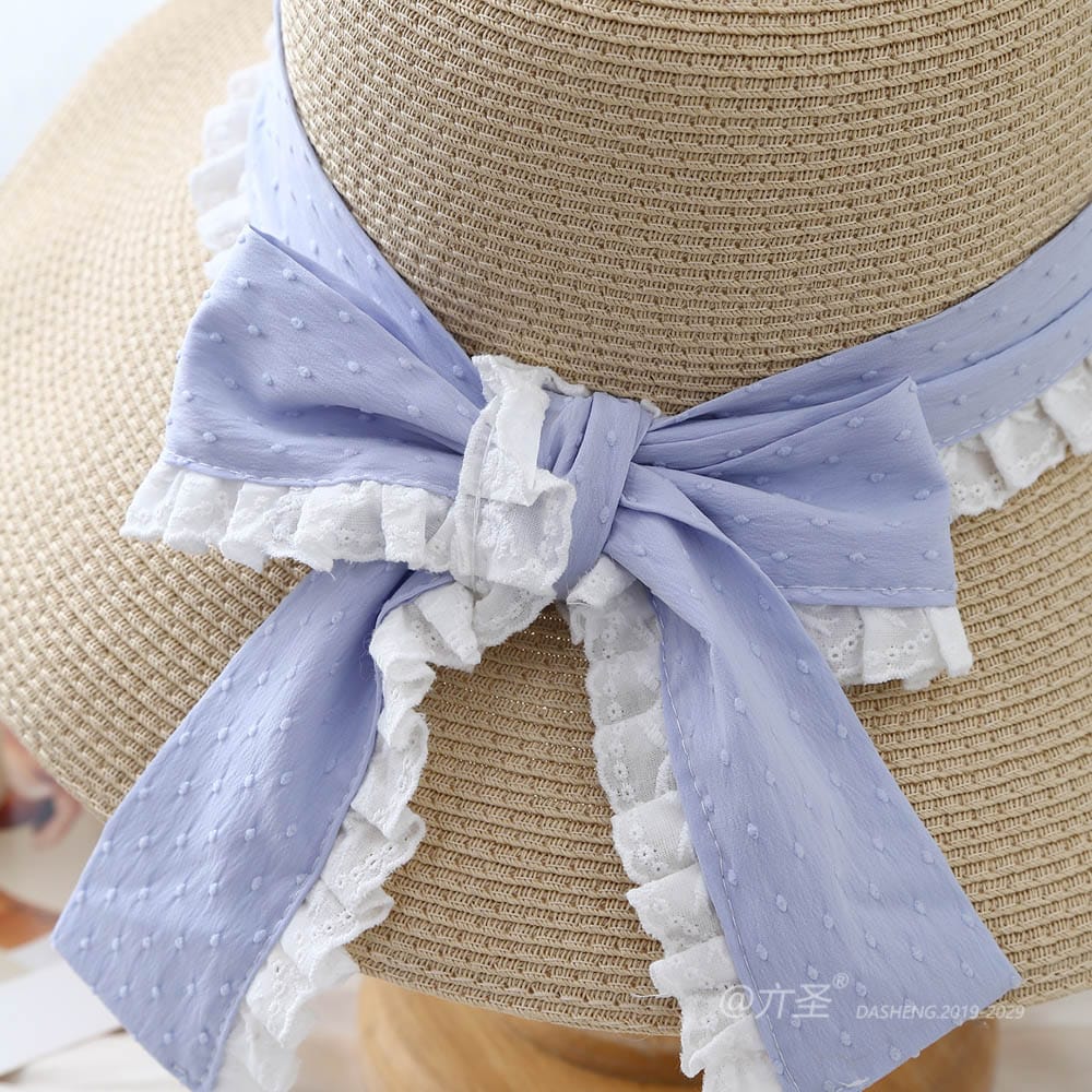 A16-80559 No.Ribbon Lace Trim - Women Casual Hat | Fashion Outdoor Cap | Daily Wear Sun Protection - Image 10
