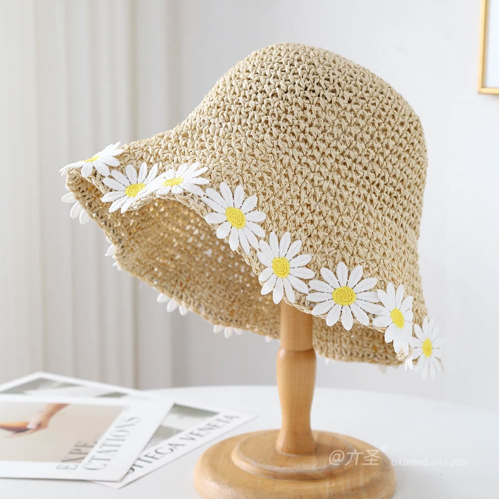 A16-7004 No. Trim Flower 环 - Women Casual Hat | Fashion Outdoor Cap | Daily Wear Sun Protection - Image 5