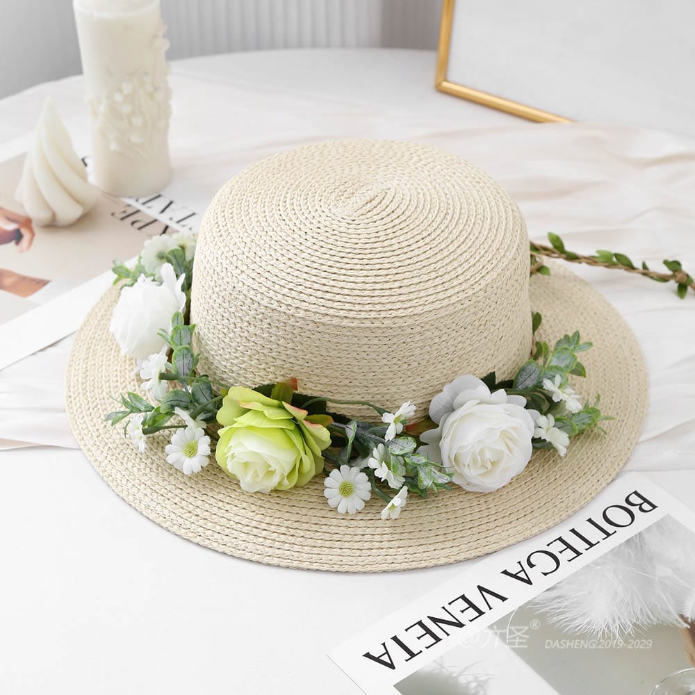 A16-80461 No.Vine Flower 环 - Women Casual Hat | Fashion Outdoor Cap | Daily Wear Sun Protection - Image 2