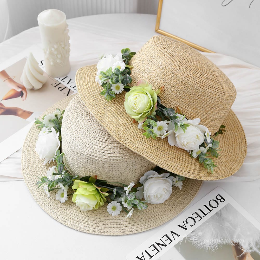A16-80461 No.Vine Flower 环 - Women Casual Hat | Fashion Outdoor Cap | Daily Wear Sun Protection - Image 6