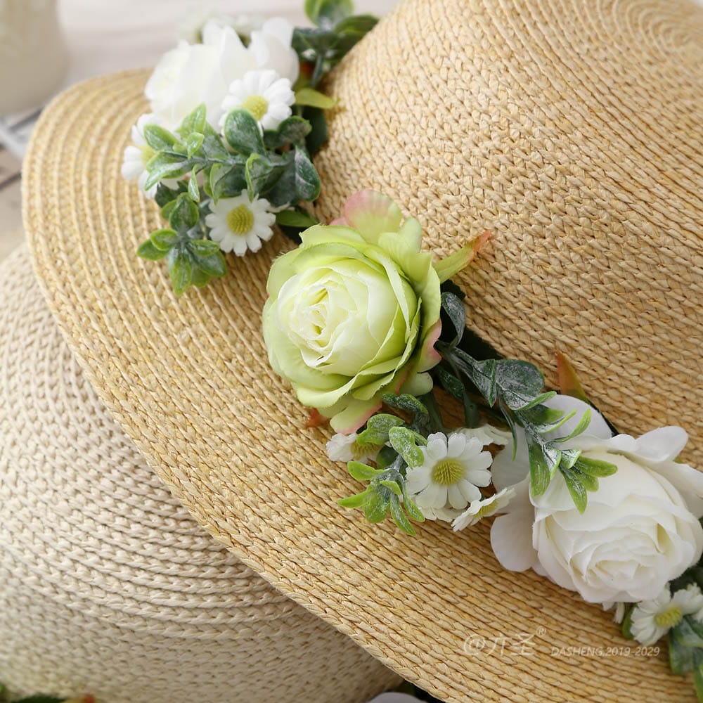 A16-80461 No.Vine Flower 环 - Women Casual Hat | Fashion Outdoor Cap | Daily Wear Sun Protection - Image 7