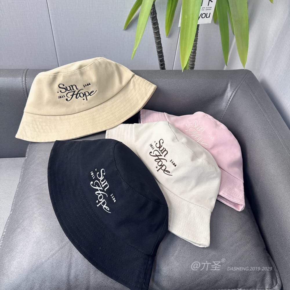 Sun HopeBucket Hat - Women Summer Bucket Hat | Unisex Travel Sun Hat | Cotton Beach Cap - Image 3