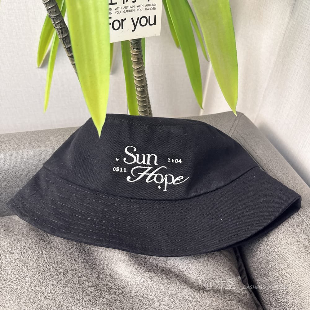 Sun HopeBucket Hat - Women Summer Bucket Hat | Unisex Travel Sun Hat | Cotton Beach Cap - Image 5