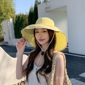 Colorful Quick-Dry Bucket Hat - Women Summer Bucket Hat | Unisex Travel Sun Hat | Cotton Beach Cap