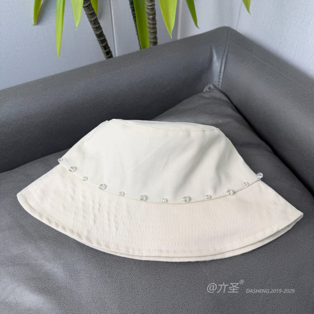 水晶Bucket Hat - Women Summer Bucket Hat | Unisex Travel Sun Hat | Cotton Beach Cap - Image 2