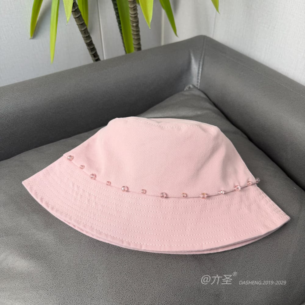 水晶Bucket Hat - Women Summer Bucket Hat | Unisex Travel Sun Hat | Cotton Beach Cap - Image 3