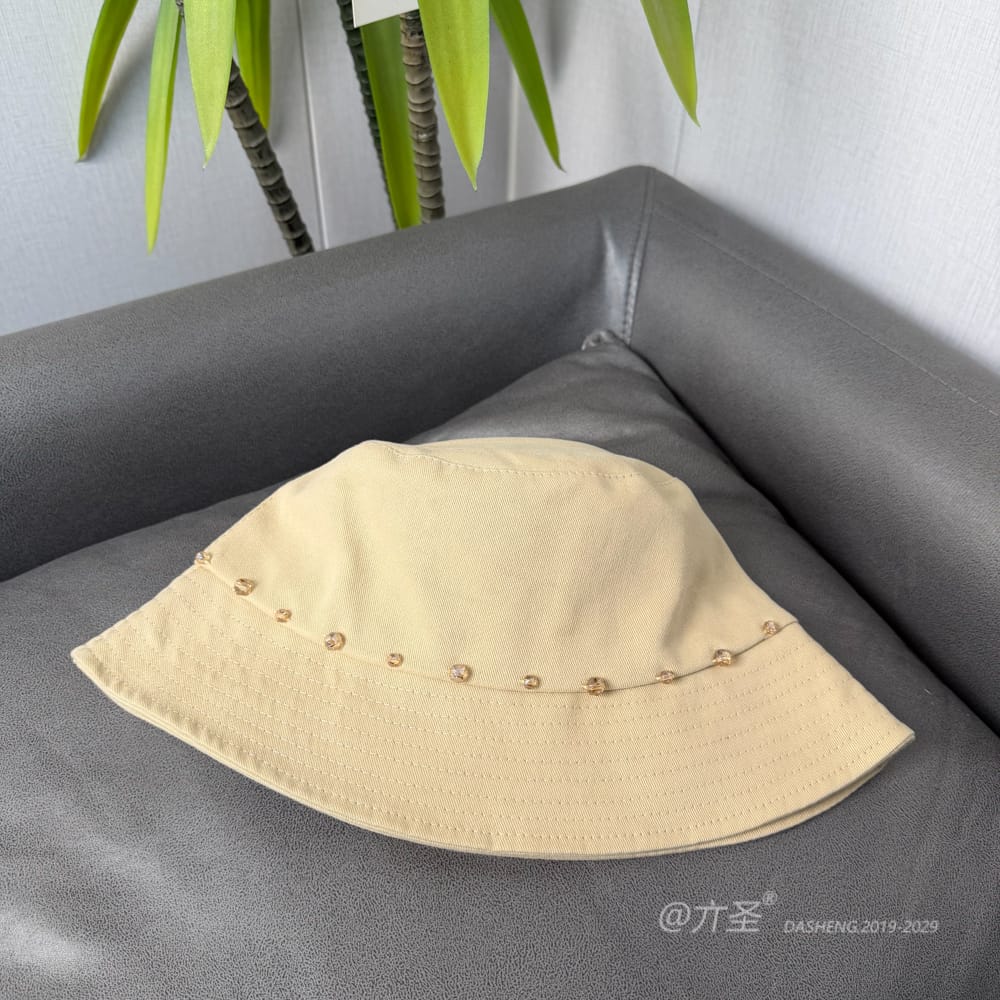 水晶Bucket Hat - Women Summer Bucket Hat | Unisex Travel Sun Hat | Cotton Beach Cap - Image 4