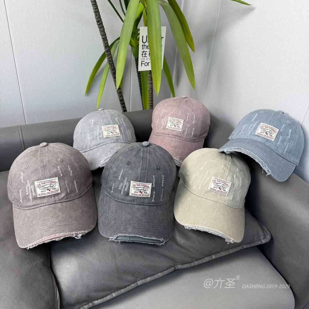 贴布破洞Baseball Cap - Baseball Cap Women | Casual Adjustable Hat | Daily Wear