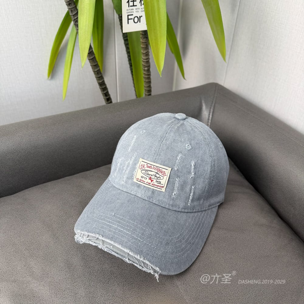 贴布破洞Baseball Cap - Baseball Cap Women | Casual Adjustable Hat | Daily Wear - Image 3
