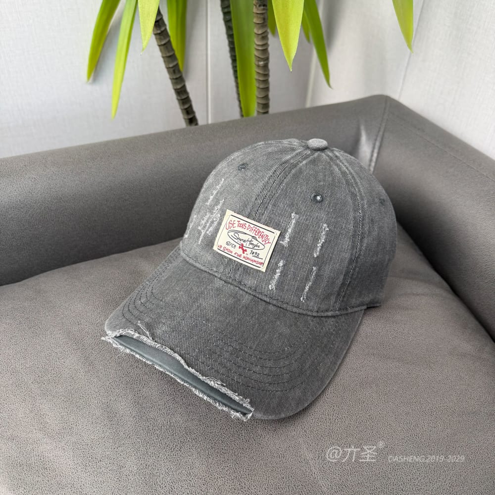 贴布破洞Baseball Cap - Baseball Cap Women | Casual Adjustable Hat | Daily Wear - Image 5