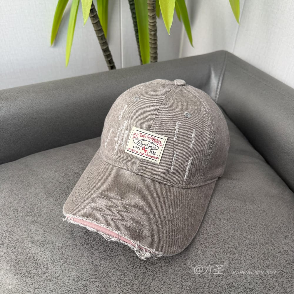 贴布破洞Baseball Cap - Baseball Cap Women | Casual Adjustable Hat | Daily Wear - Image 6