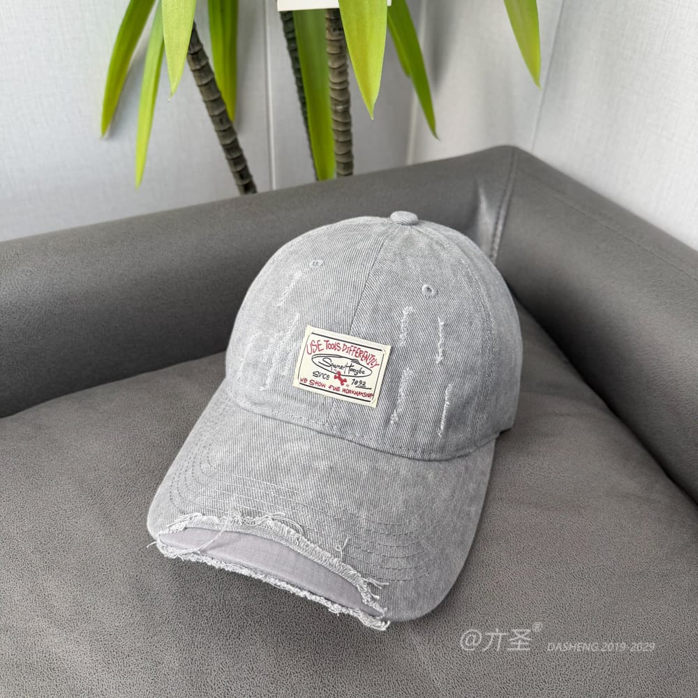 贴布破洞Baseball Cap - Baseball Cap Women | Casual Adjustable Hat | Daily Wear - Image 7